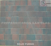 Adoquin Holanda multiformato ROJO FUEGO.